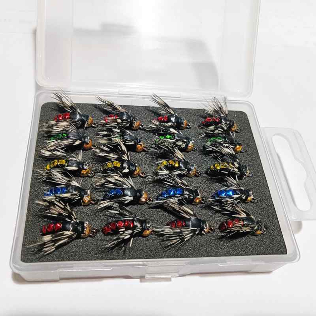 2 lots fly fishing lures-20pcs flies in one lot