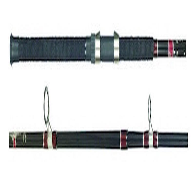 B'n'M Silver Cat Catfish Spinning Rod  7 ft, 2-Piece, Fiberglass, Nylon Grip, SCAT70S