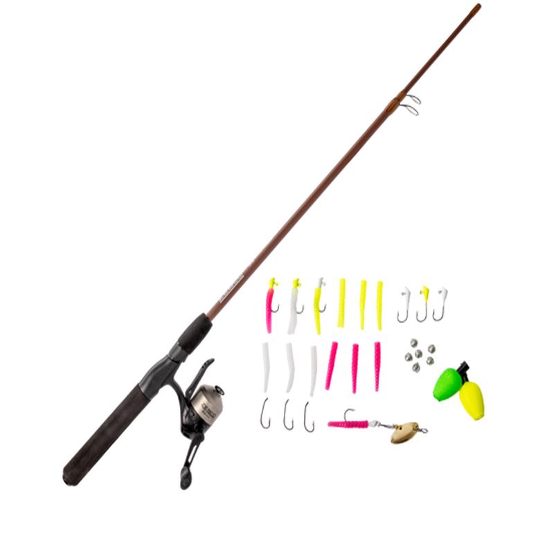 33 Micro Trigger Trout 6'6" Spincast Combo w/Trout Magnet Tackle