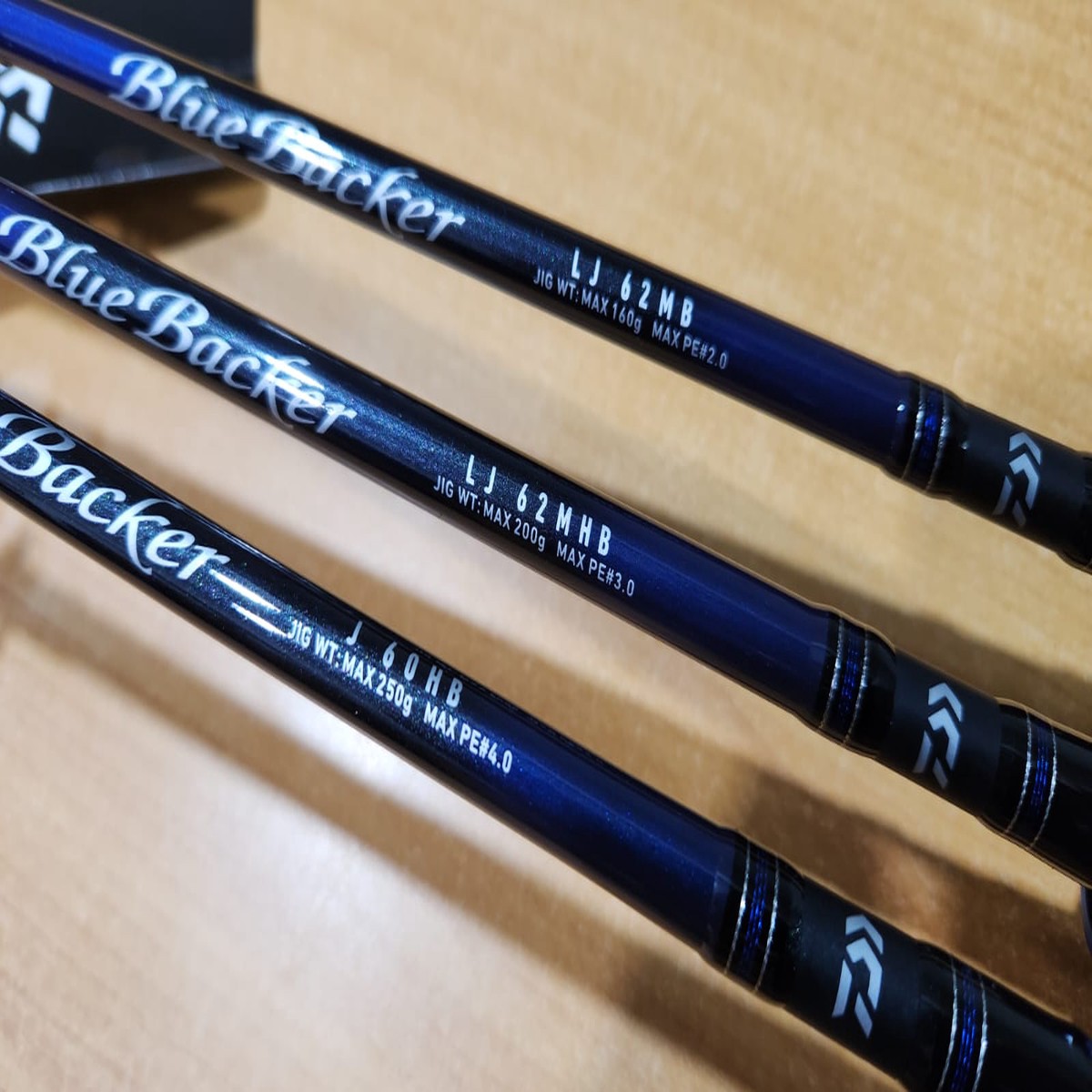 (PRICE w/o GST) - DAIWA ROD - BLUE BACKER JIGGING RODS 2025