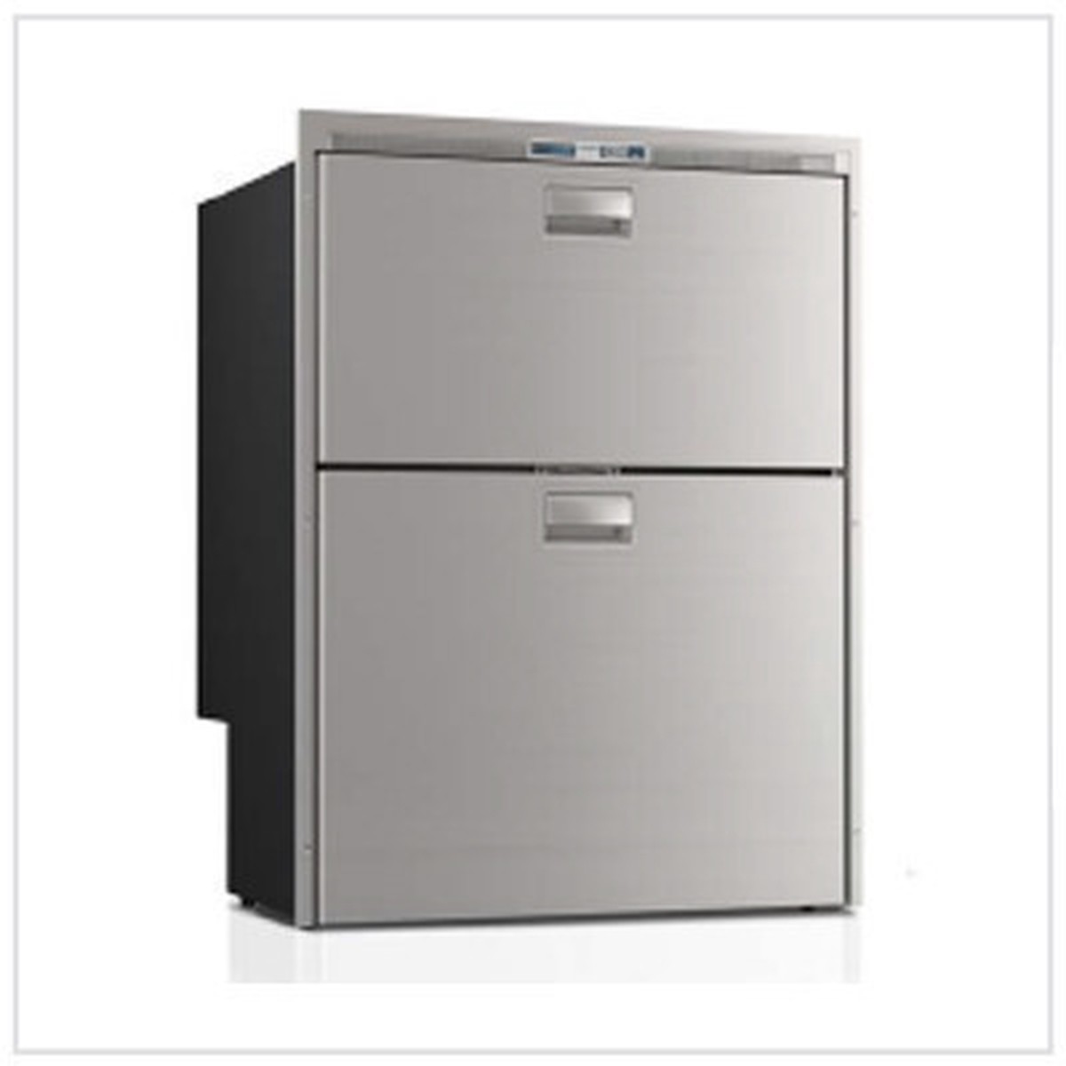 Vitrifrigo DW180IXP4-EX-1, 5.1 cu. ft. Double Drawer Refrigerator, Stainless steel front, Adj flange, LED interior lights, 12/24V 115/230VAC - 50/60Hz OCX2