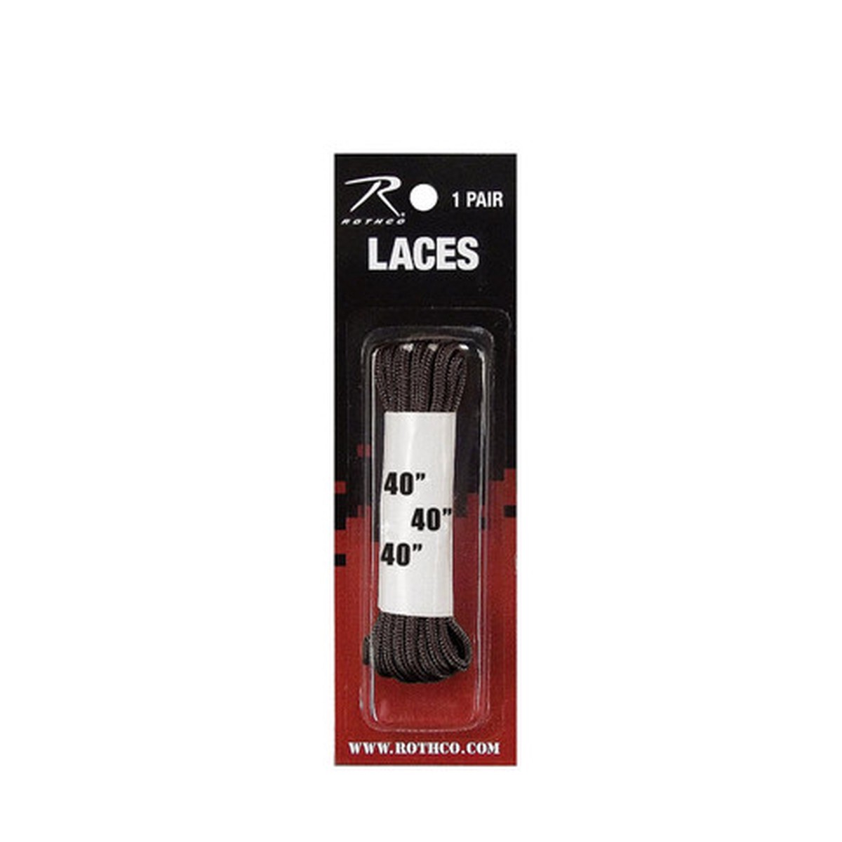 Black Nylon 40 Inch Dress Shoe Lace