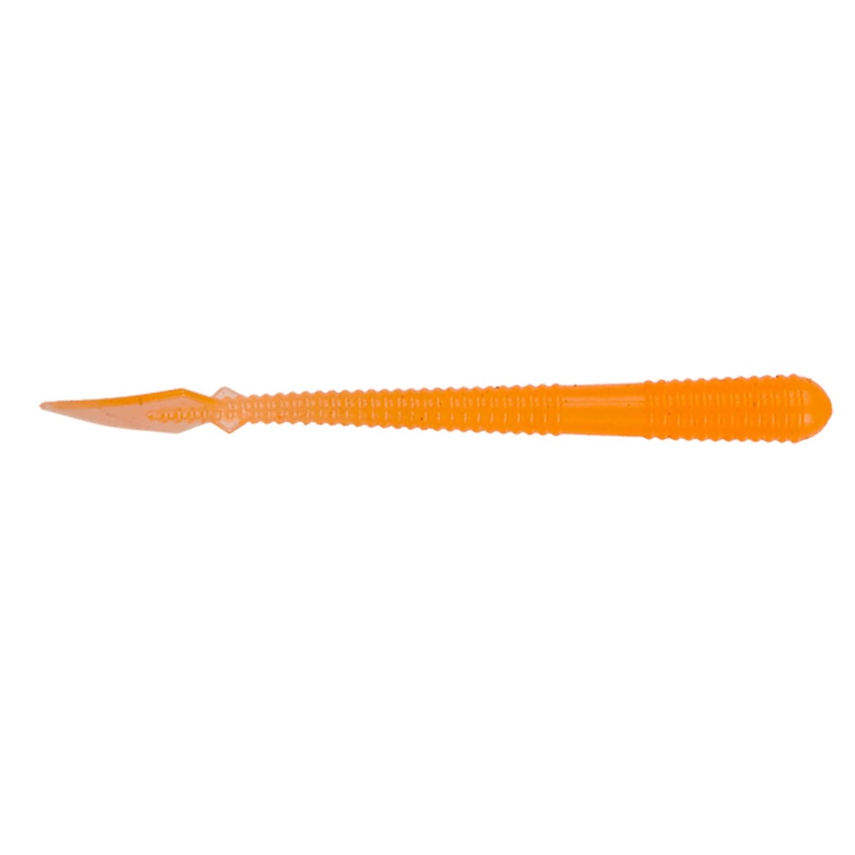 2.5 Freaky Frank S Worm Buffalo Fork Orange (10 Pack)