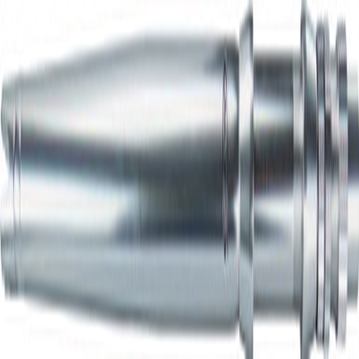Alum Butt Short/Curved 50-80 lb-Silver