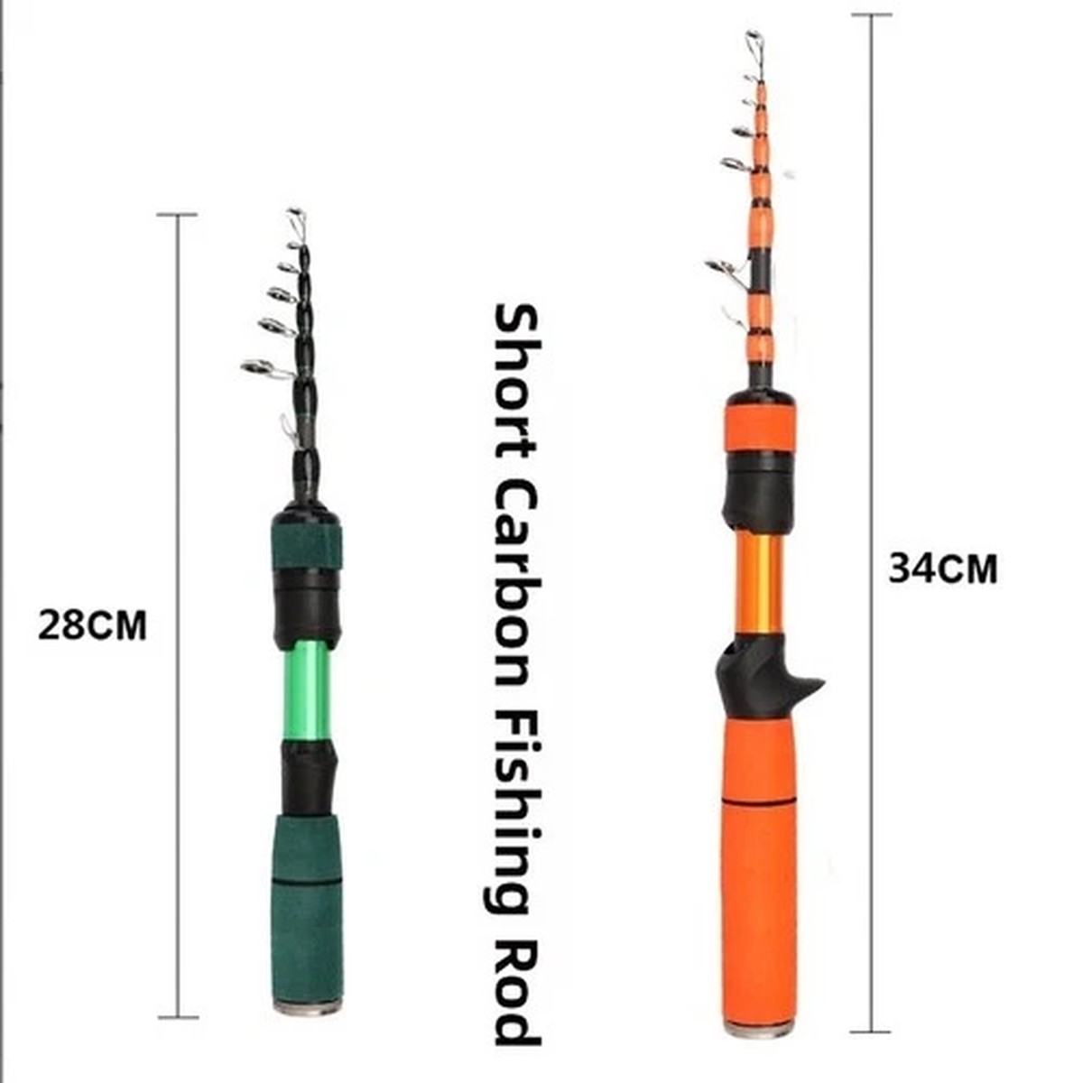 Carbon Fiber Rod Lightweight Carbon Fiber Smooth Guide Rings Fishing Gear