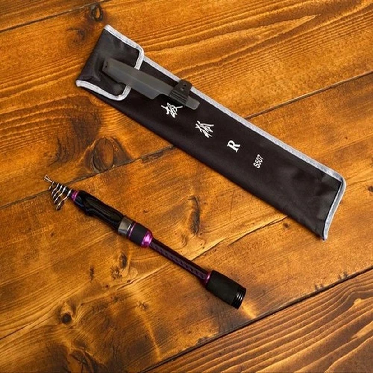 5ft 150cm Telescopic Trout Spinning Rod Lightweight Compact Travel Gear