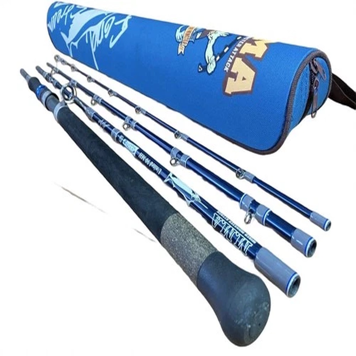 TULALA M.M.A United 90MH 4-Piece Pack Spinning Rod Used Pack Rod JDM