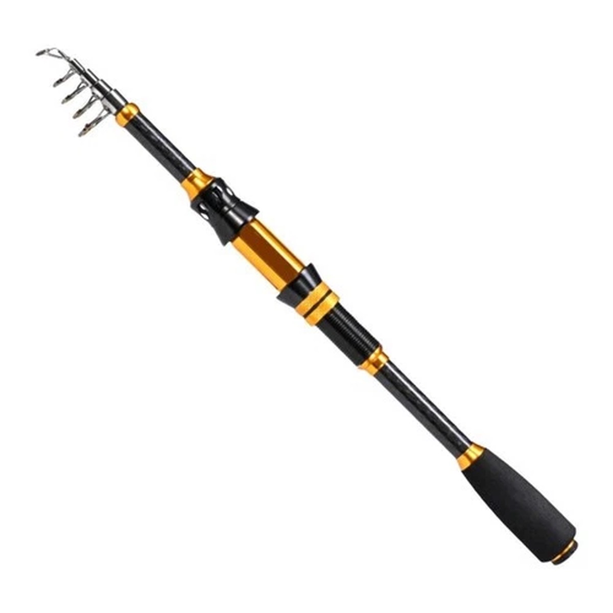 1 Piece Carbon Fiber Spinnings Fishing Rod with EVA Handle Short Section 240cm