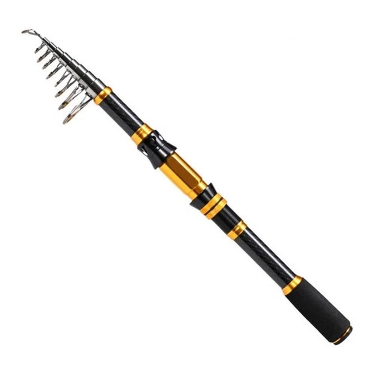 Carbon Fiber Spinnings Fishing Rod Short Section with EVA Handle 180cm to 300cm