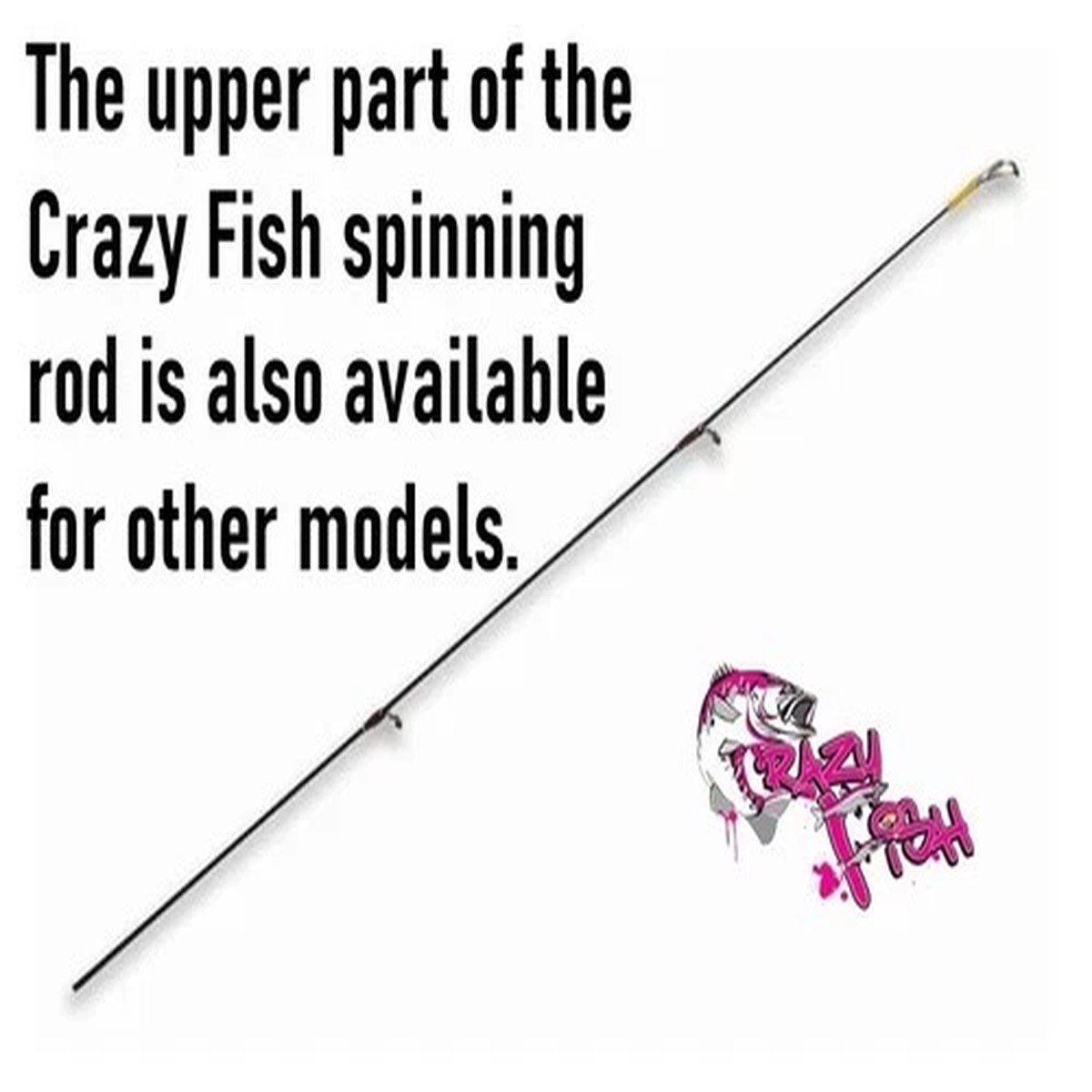 Top part of the Spinning rod Crazy Fish Arion ASR832MHT (8-35g 252cm)