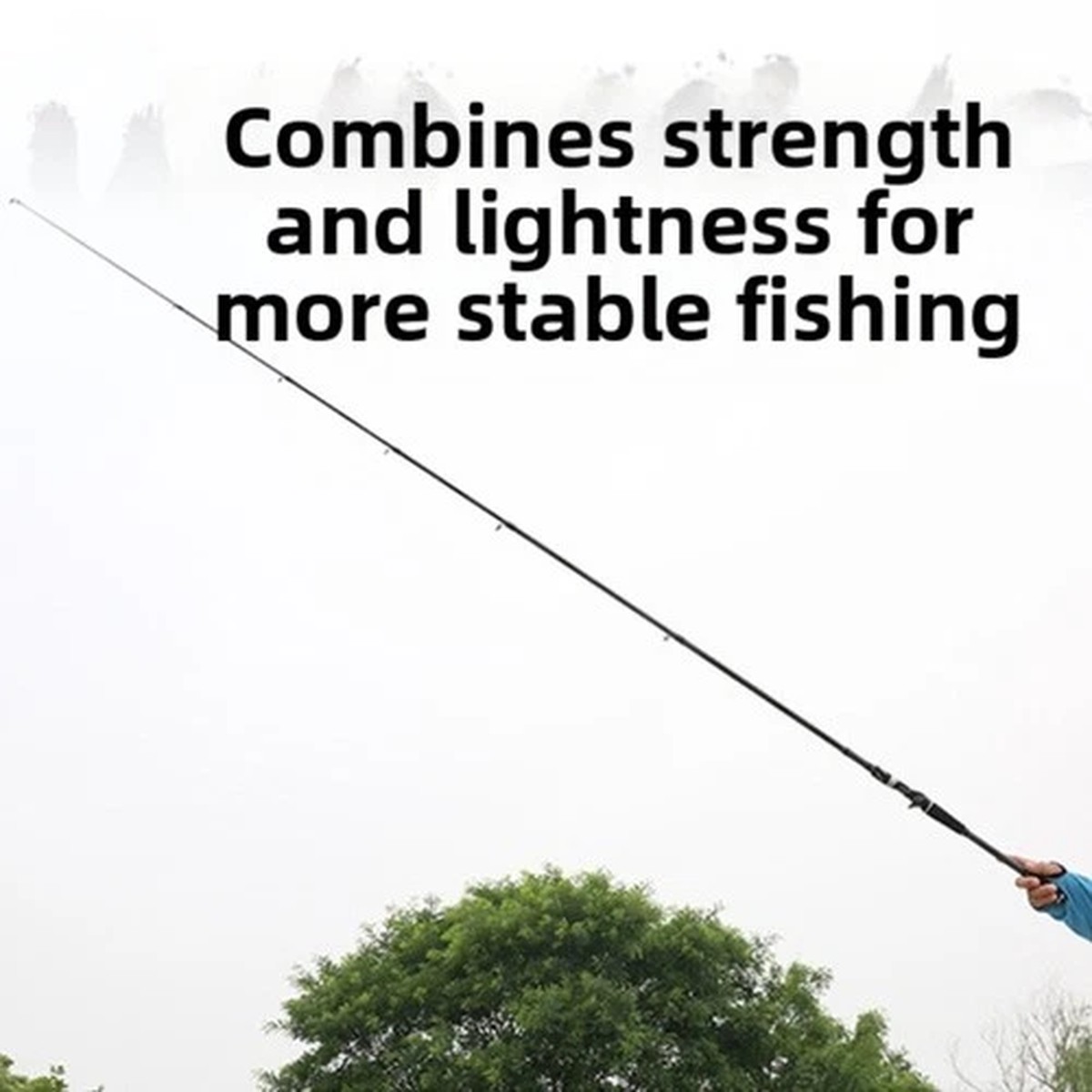 Carbon Fiber Rod Lure Fishing SIC Guide Rings Lightweight And Sensitive