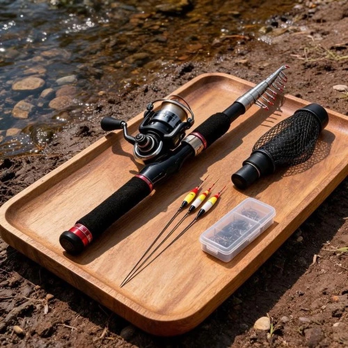 Carbon Telescopic Lure Rod UL Power 180cm Collapsed to 33cm for Saltwater Use