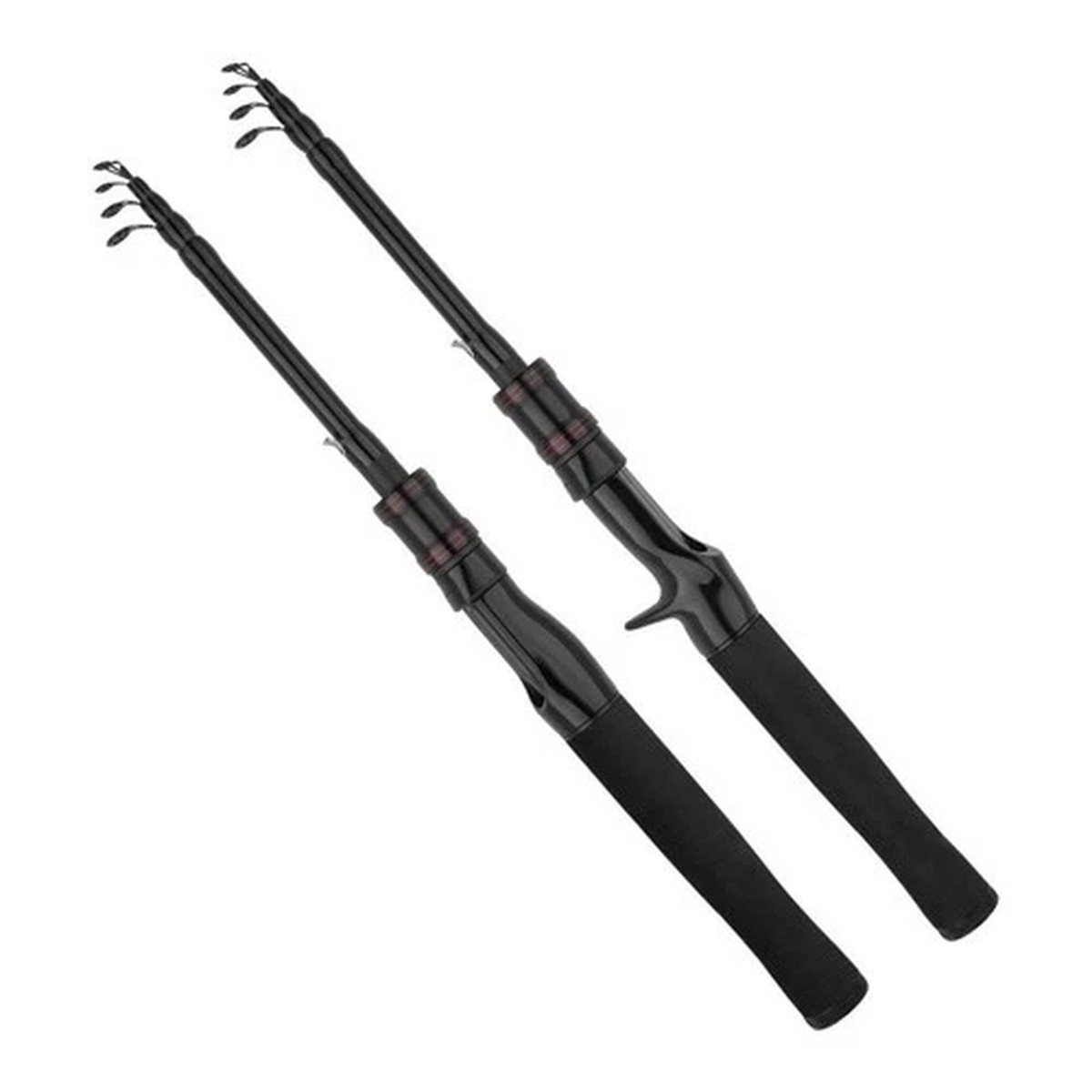 Collapsible Carbon Fishing Rod 150cm 180cm 210cm Easy Carry For Stream Rod