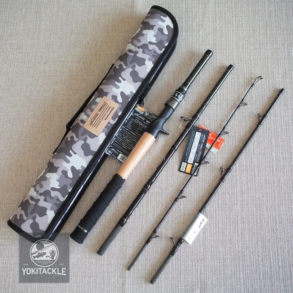 Tailwalk Namazon Mobilly C5104SXH Baitcasting Rod for Bass 4 Piece Rod
