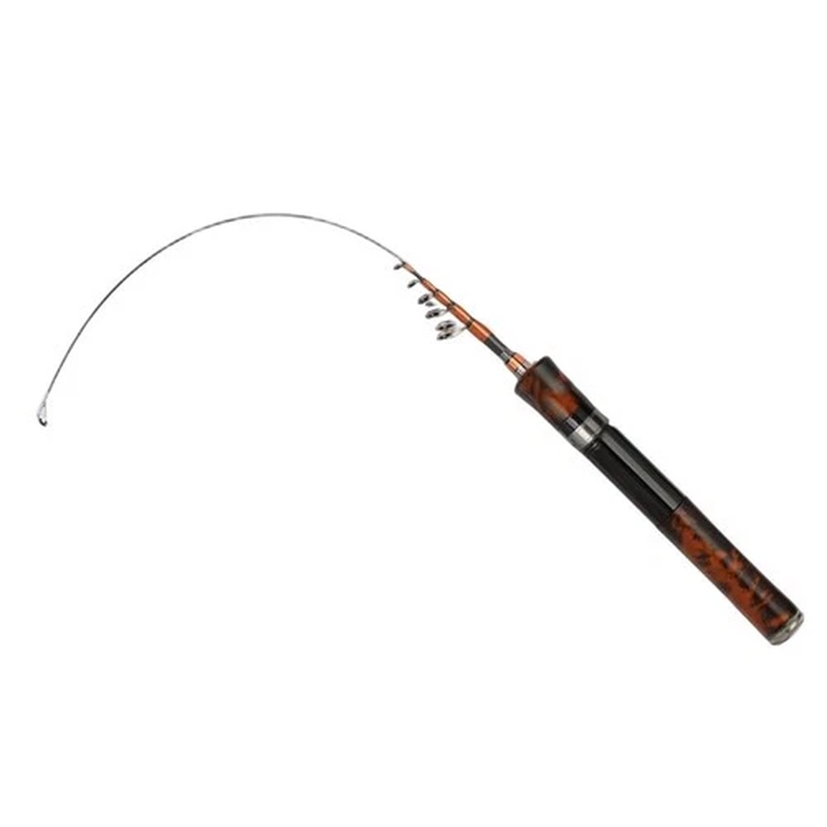 Telescopic Carbon Fiber Fishing Rod 1.5m UL for Small Carangid White Bar Fish