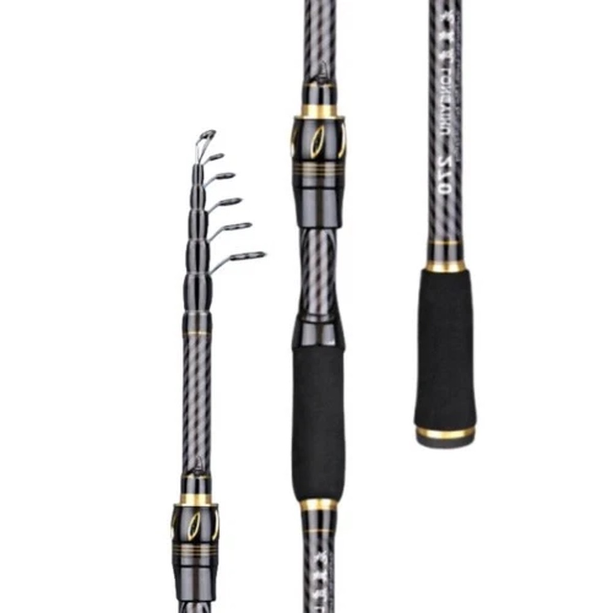 Telescopic Fishing Rod Spinning/casting Rod Fast Action High Sensitivity Travel