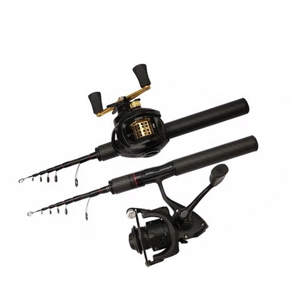 UL Fishing Rod Compact Fishing Rod Outdoor Fishing 24T Carbon Material For Bass