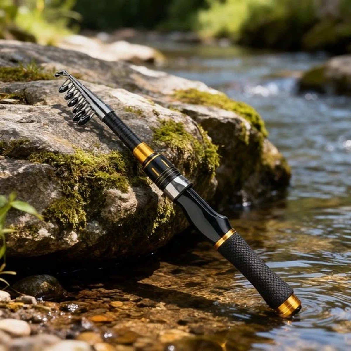 2.1M 1.6M Telescopic Fishing Rod FRP Material Enhanced Sensitivity Design