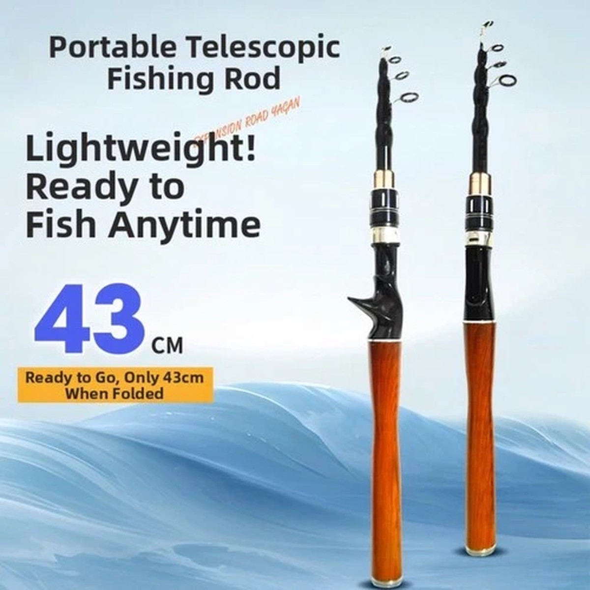 Telescopic Rod Carbon Fiber Pole High-carbon Fiber Lightweight Handling