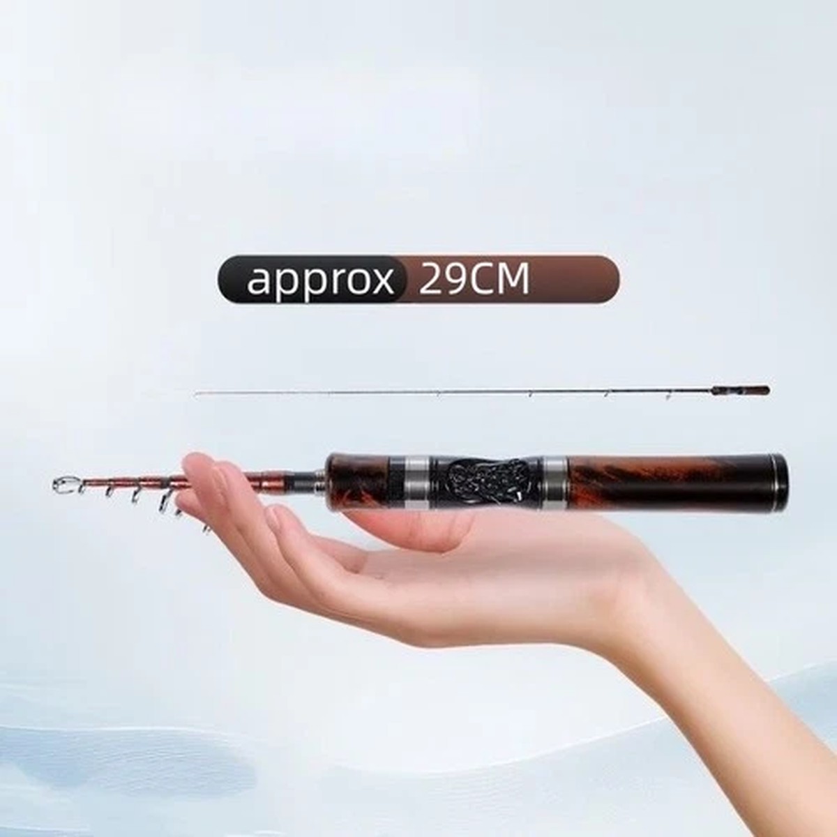 UL Fast Action Telescopic Rod Precise Lure Control Easy Storage For FUJI Guides