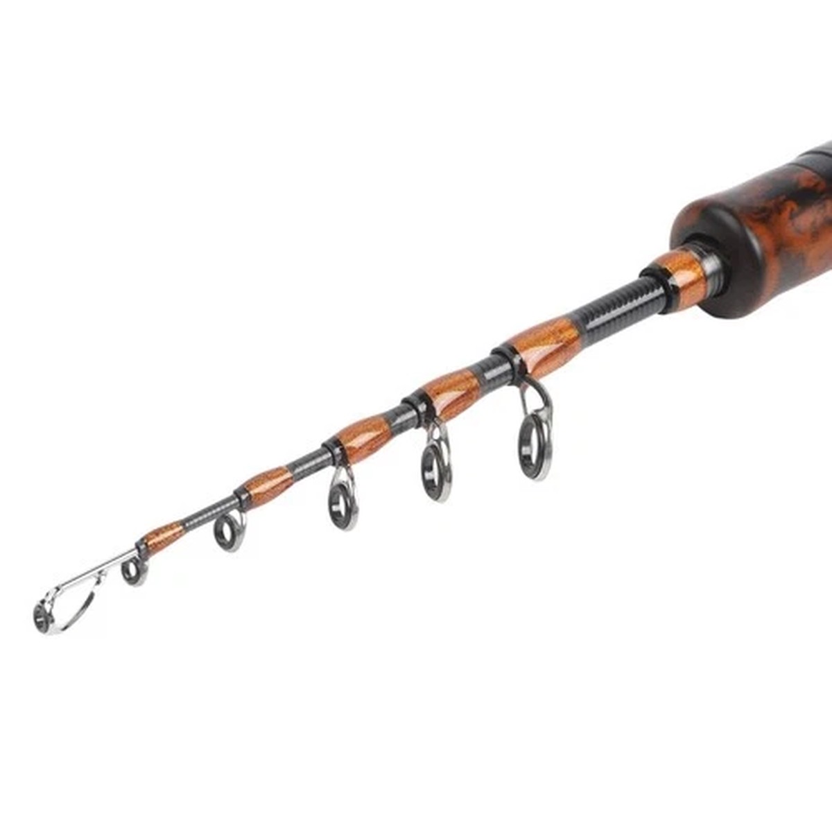 1.5m UL Carbon Fibre Telescopic Fishing Rod 32cm Carry Size Mechanical Sound