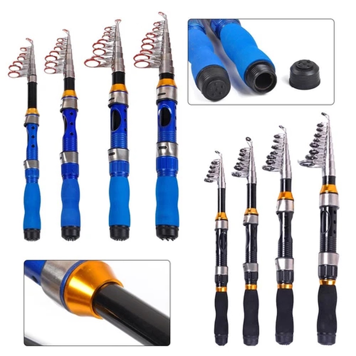 Telescopic Fishing Rod and Reel Set for Effortless Fishing Experiences Anywhere