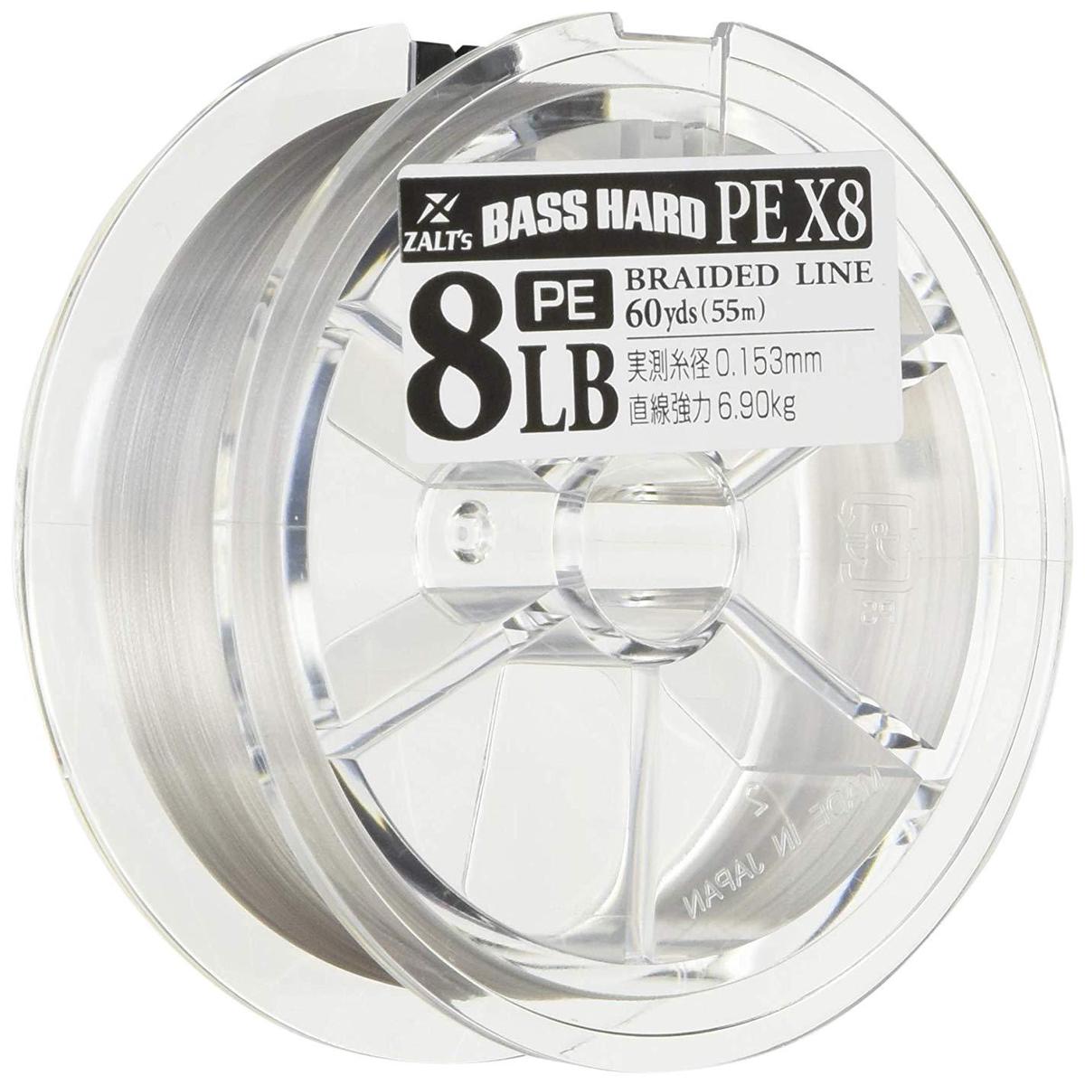 Line System ZALTs BASS HARD 60yds PE X8 8LB