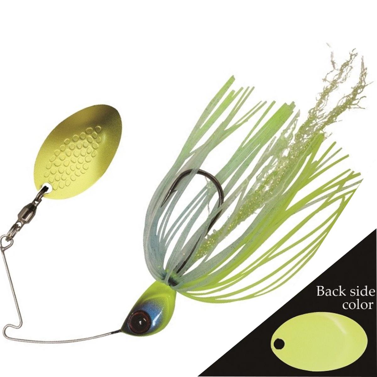 DERA SPIN 1/4 oz [Brand New] - BLUE BACK CHARTREUSE DIP