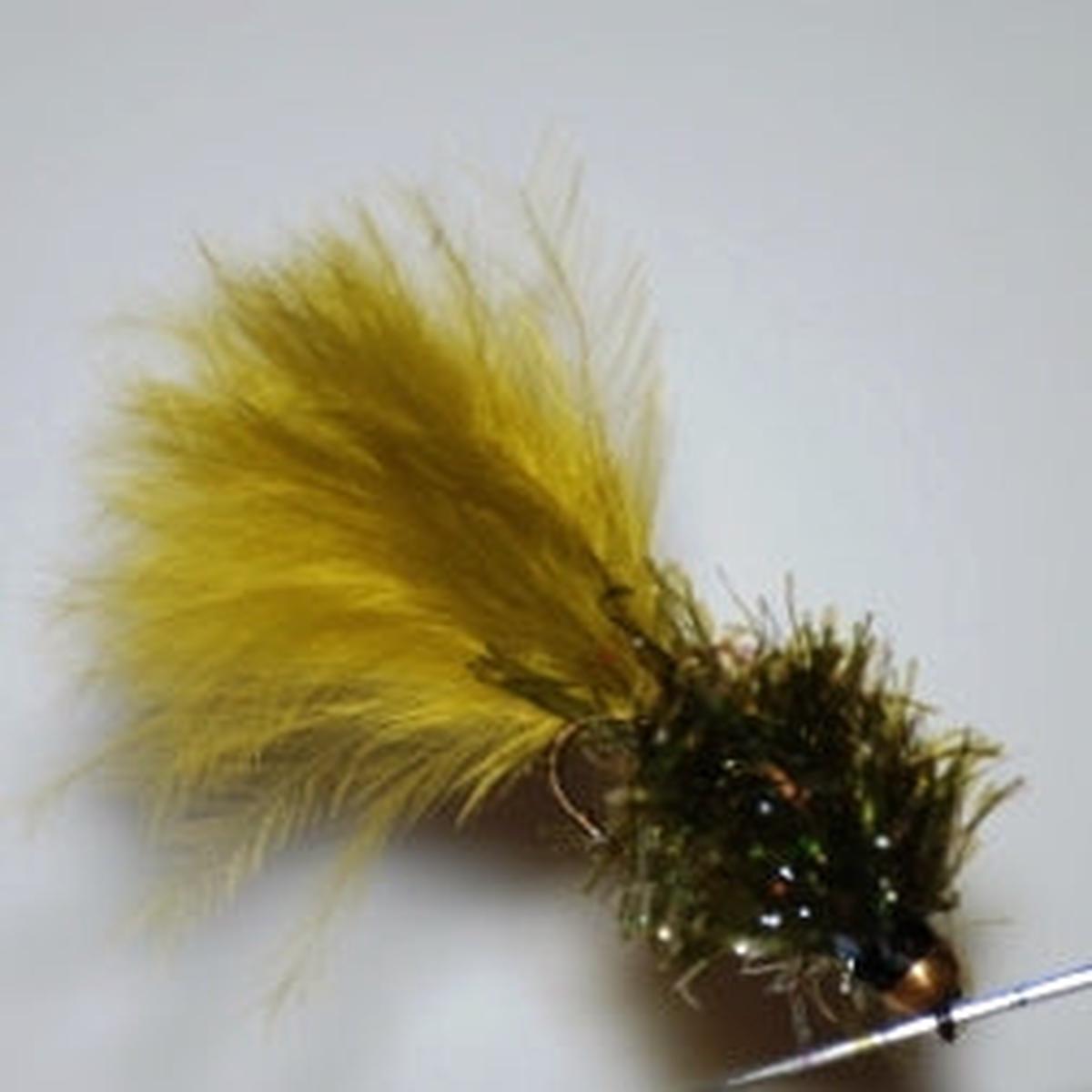 Fritz Olive Gold Bead