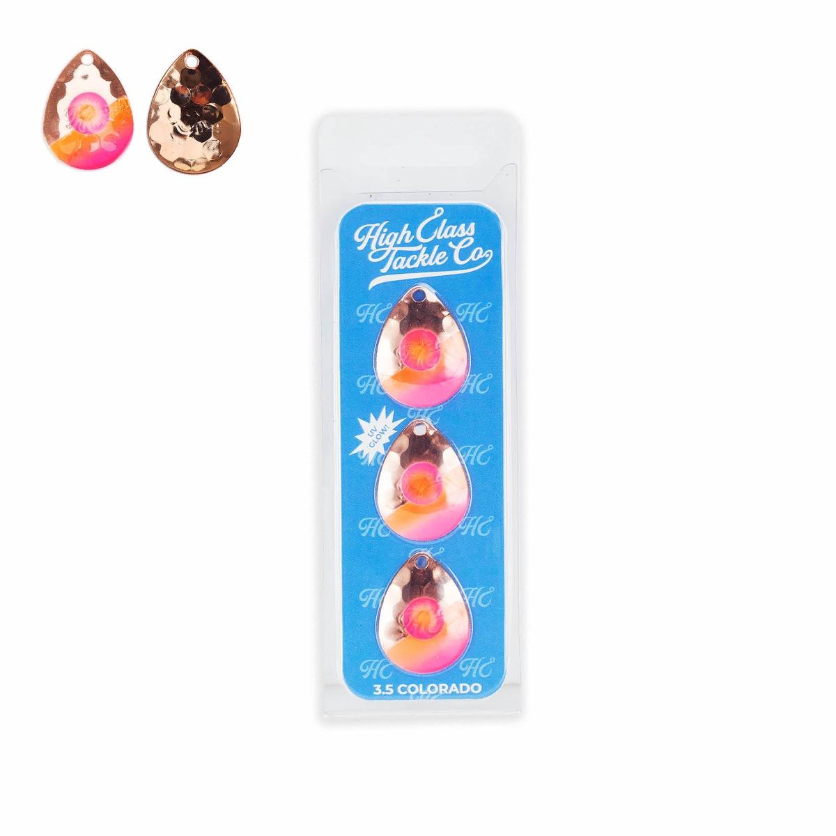 High Class Tackle Co. 'GMO 2.0' High Class 3.5 Colorado Blades (3-Pack)