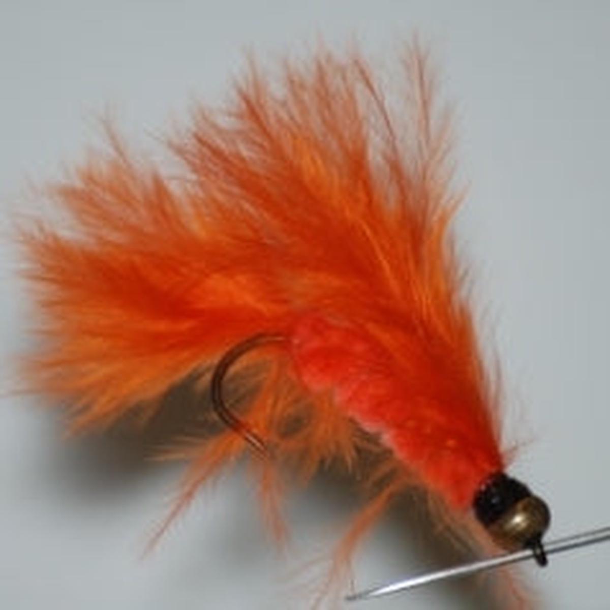 Orange Cat Gold Bead