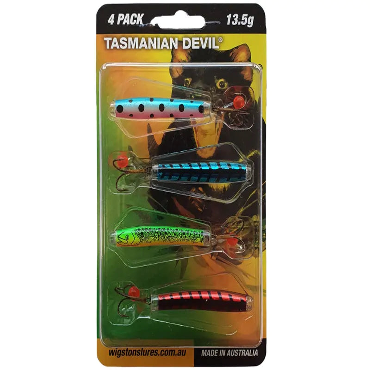 Tasmanian Devil Lures 4pack