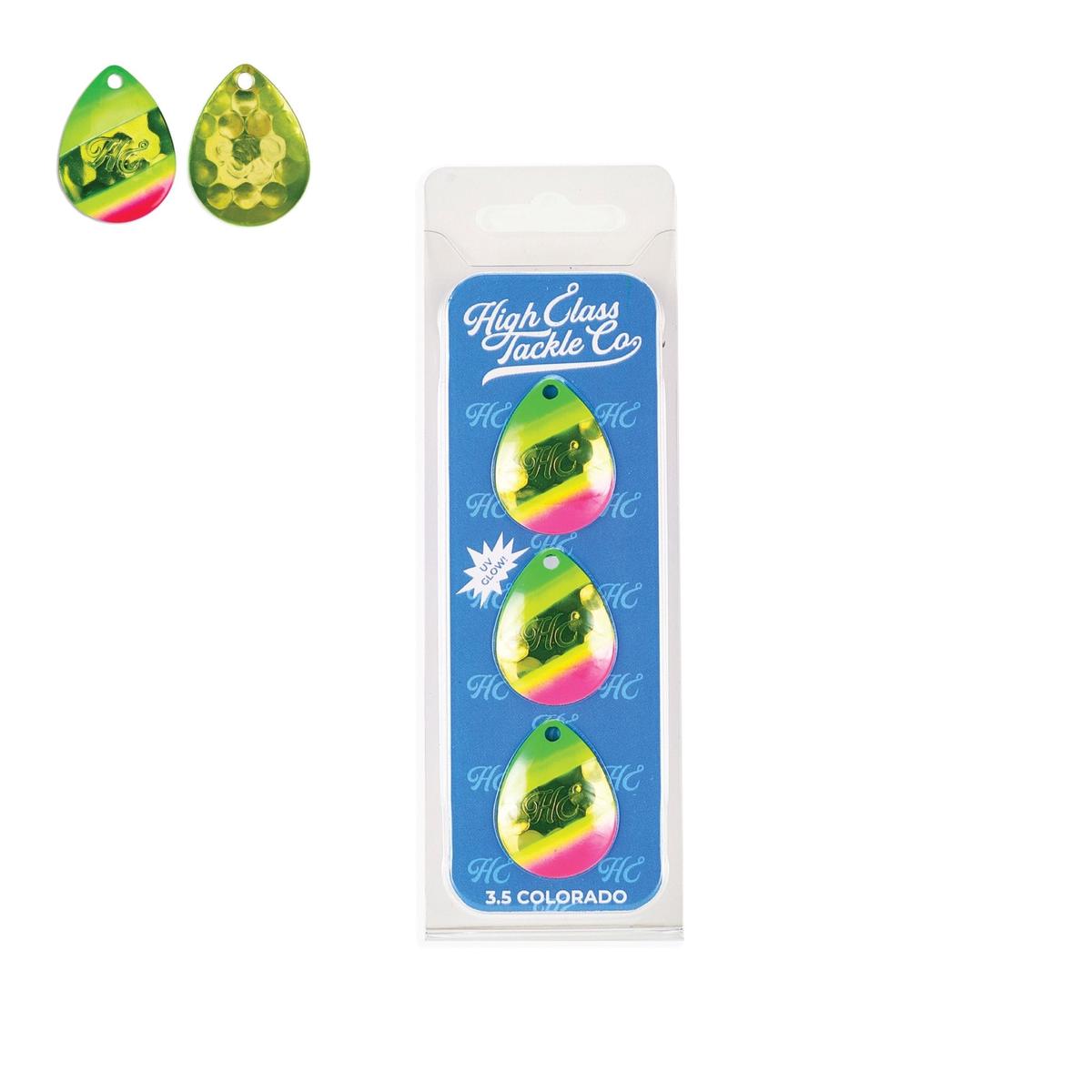 High Class Tackle Co. Kiwi K High Class 3.5 Colorado Blades (3-Pack)