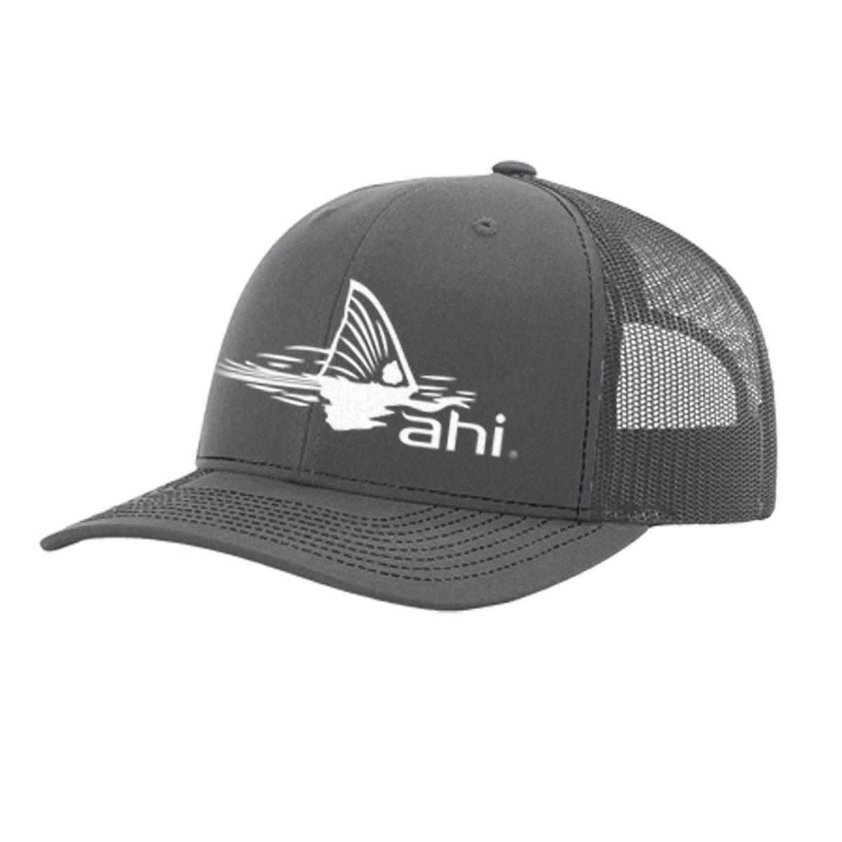 Ahi Trucker Hat - Redfish Tail Gray