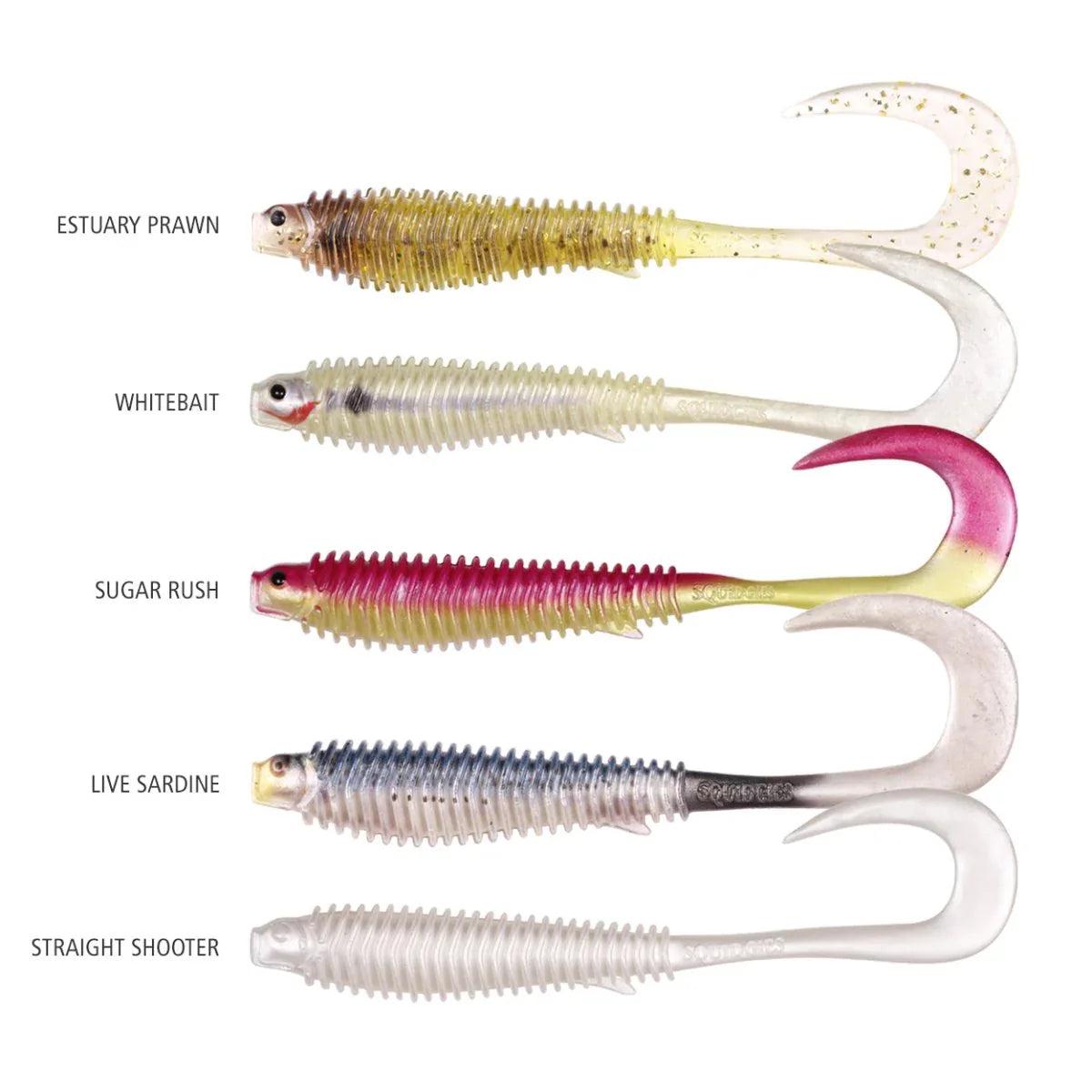 Squidgies Reef Wriggler Soft Plastics 175mm