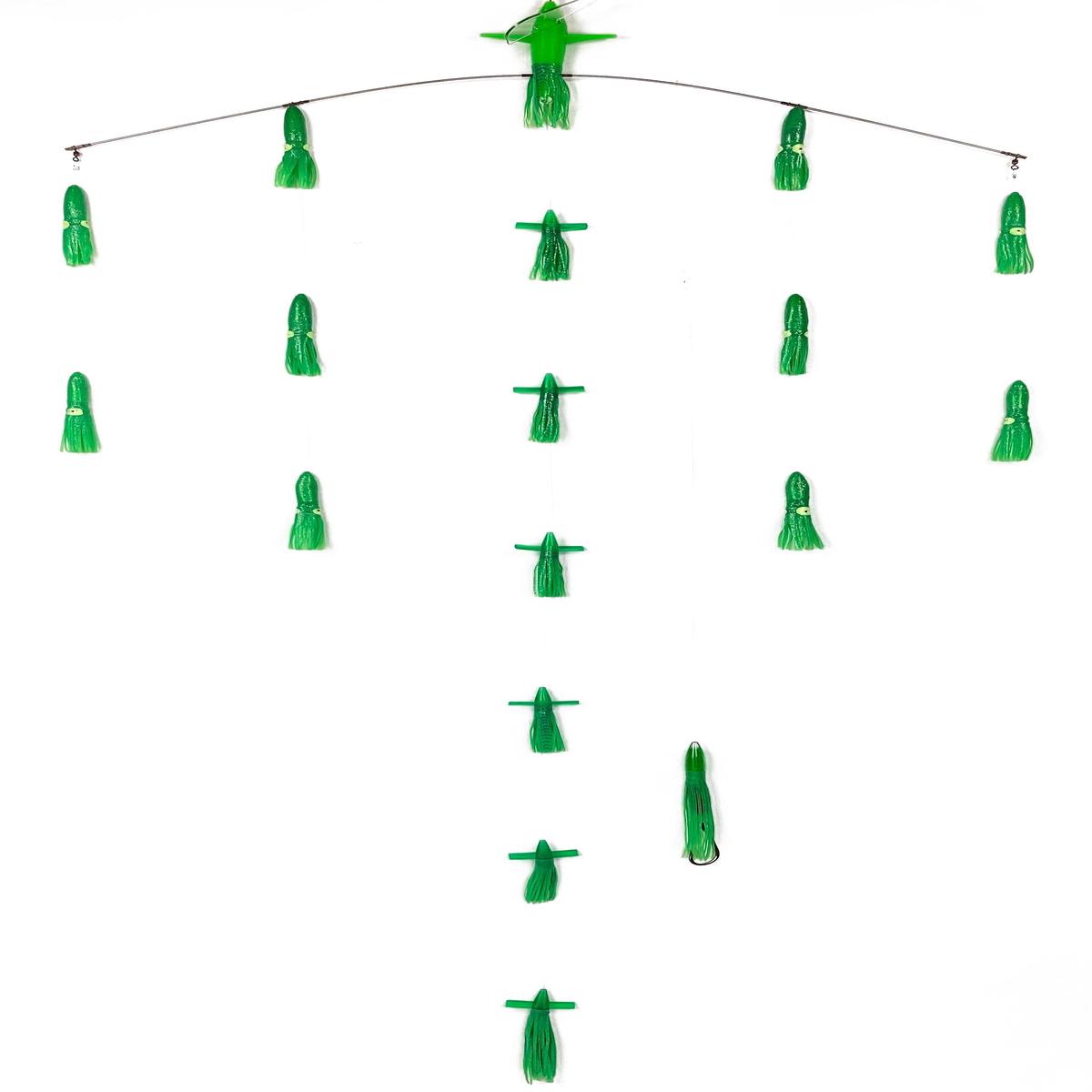Sterling Tackle 36" Chaos Tracker - 6" Bulb Squids