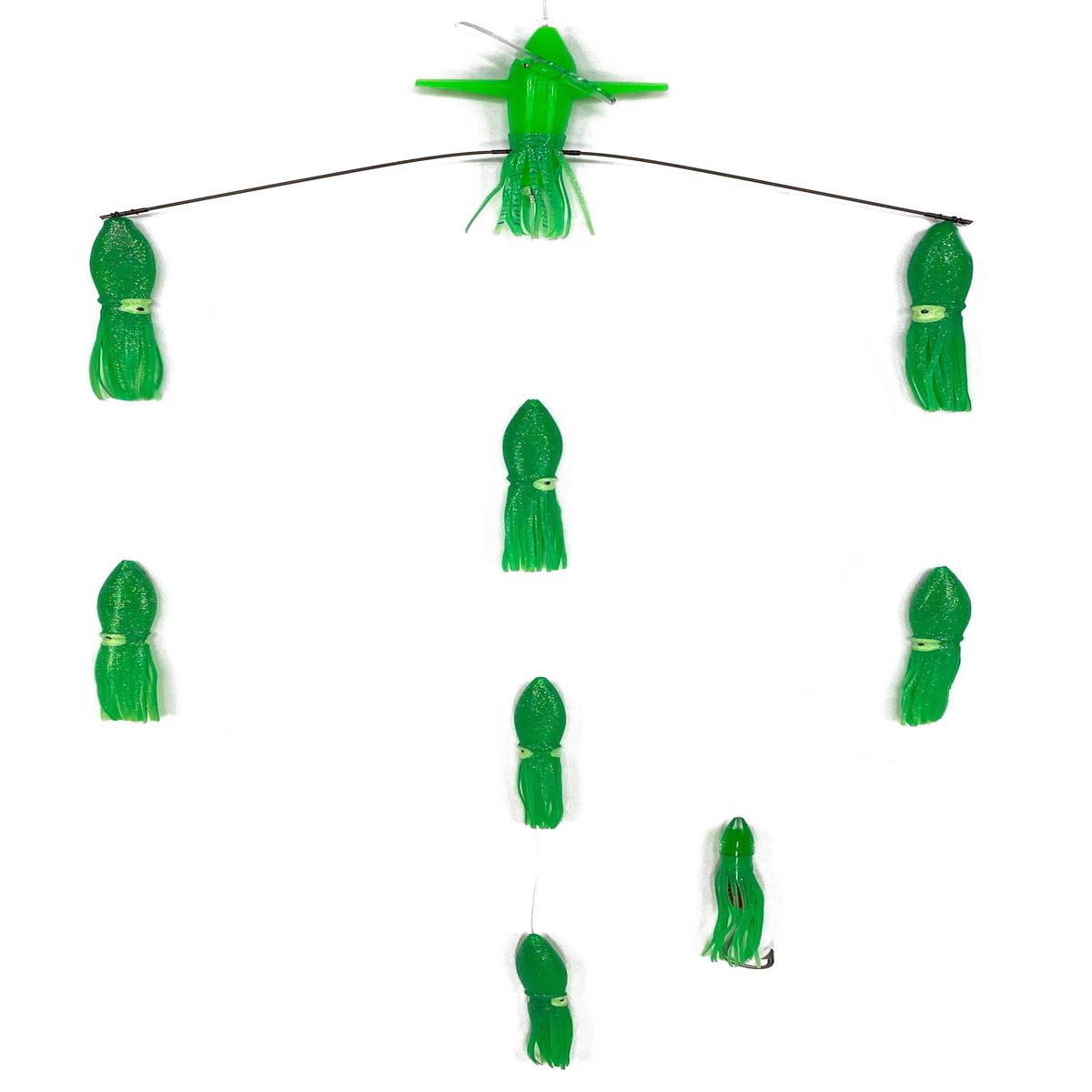 Sterling Tackle 18" Tracker Bar - 9" Bulb Squids