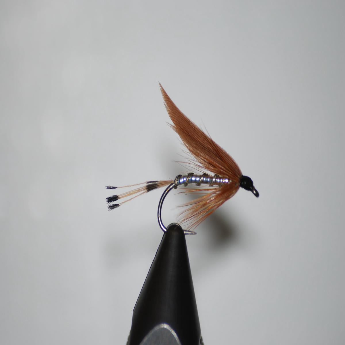 Cinnamon & Silver Wet Fly