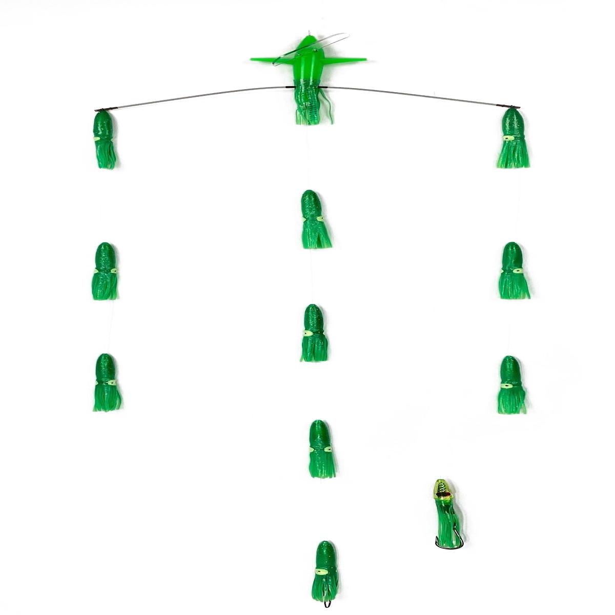 Sterling Tackle 18" Tracker Bar - 6" Bulb Squids