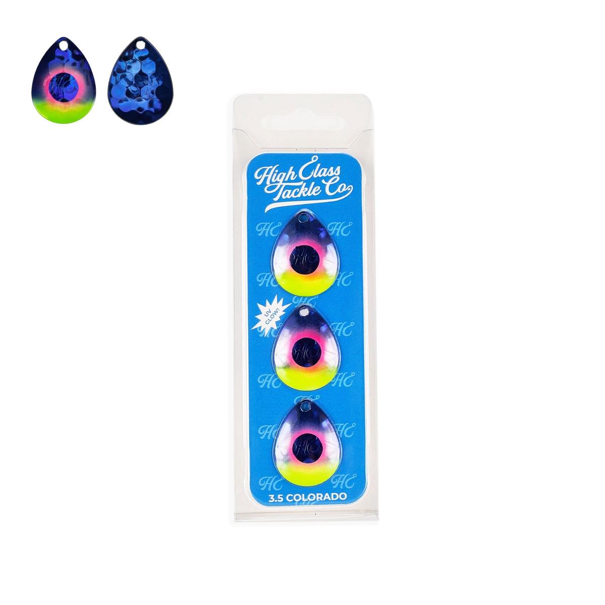 High Class Tackle Co. 'JellySickle' High Class 3.5 Colorado Blades (3-Pack)