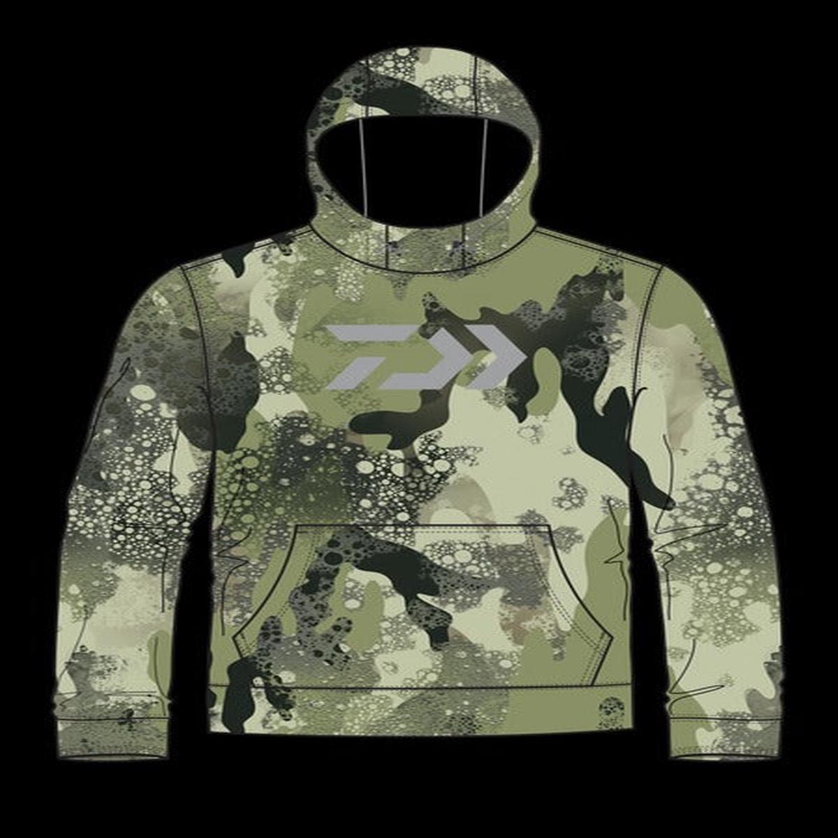 Daiwa D-Vec Wood Camo Fleece Hoodie