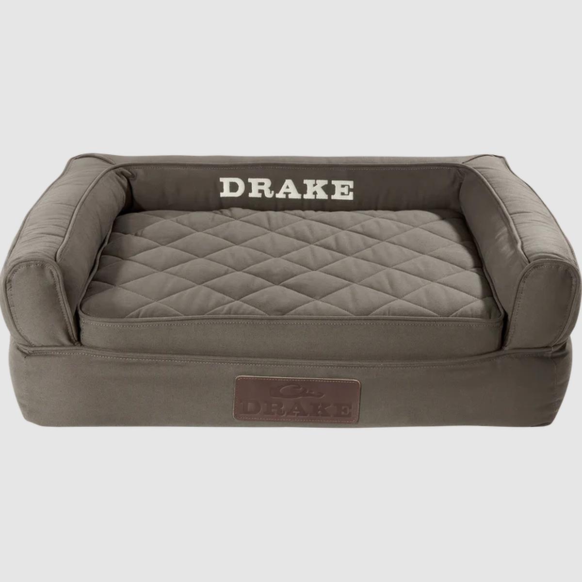 Drake Gun Dog Landing Zone Premium Canvas Dog Couch Green Timber