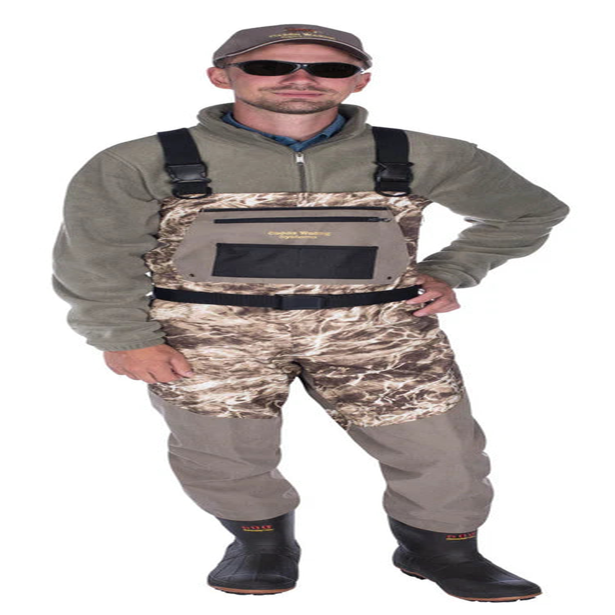 Caddis Mossy River Series Breathable Bootfoot Waders *Final Sale*