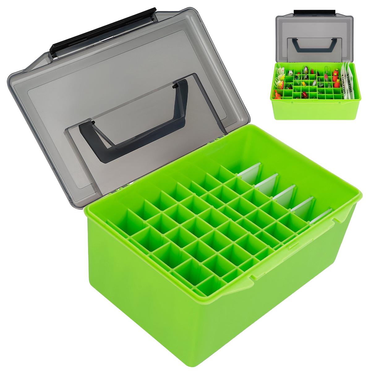 THKFISH Fishing Tackle Lure Box - 52 Compartments