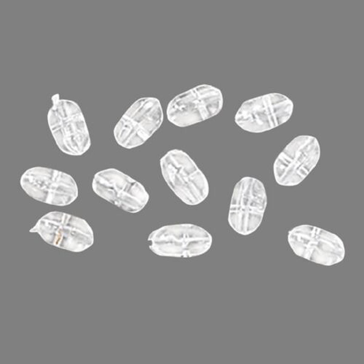 Fladen 4 hole Clear Beads