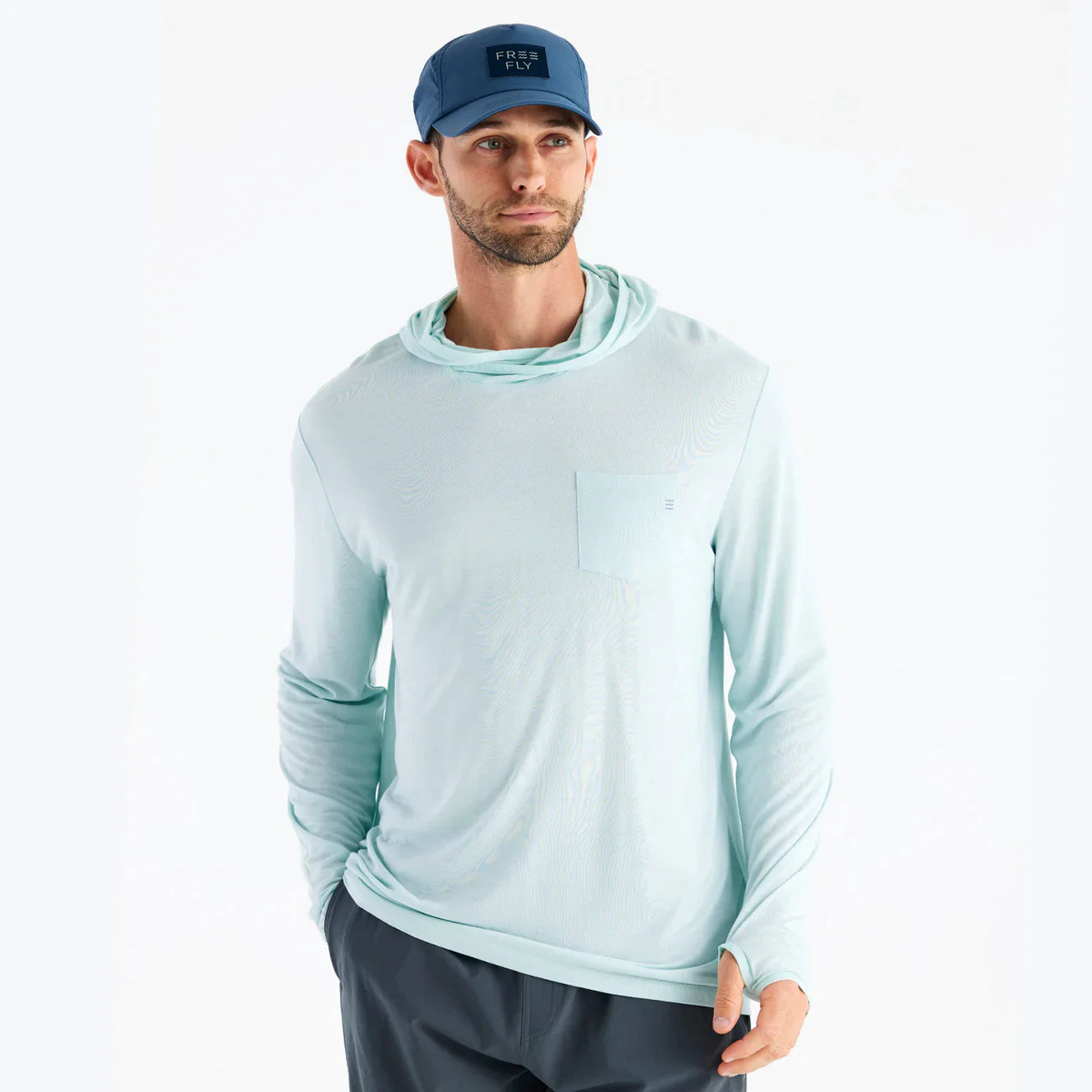 Free Fly Mens Lightweight Bamboo Hoodie