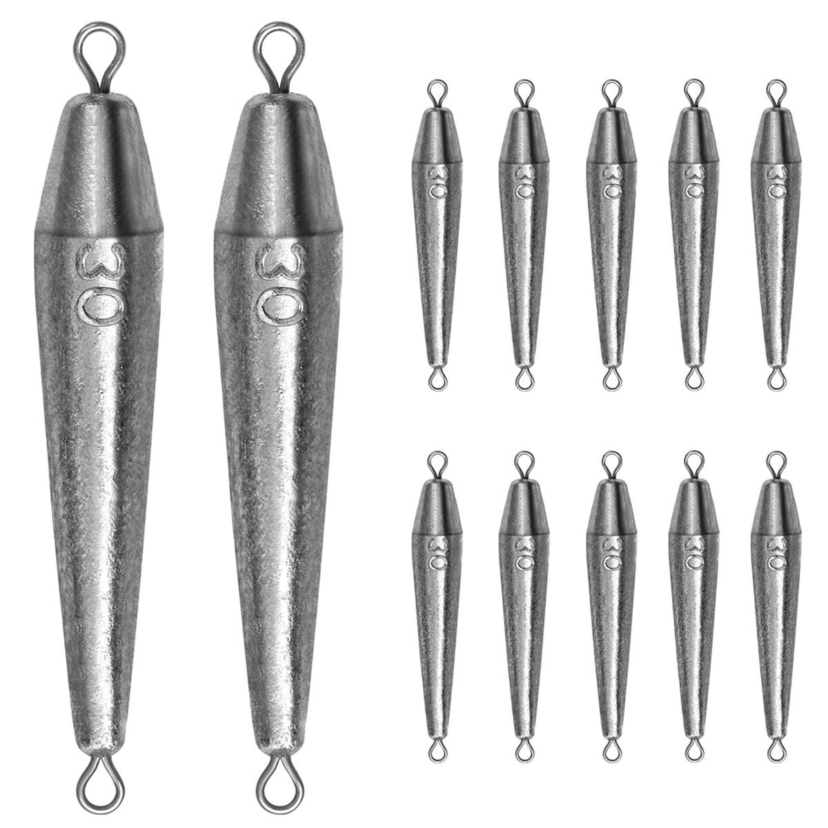 THKFISH 6 Sizes Trolling Sinkers Fishing Weights