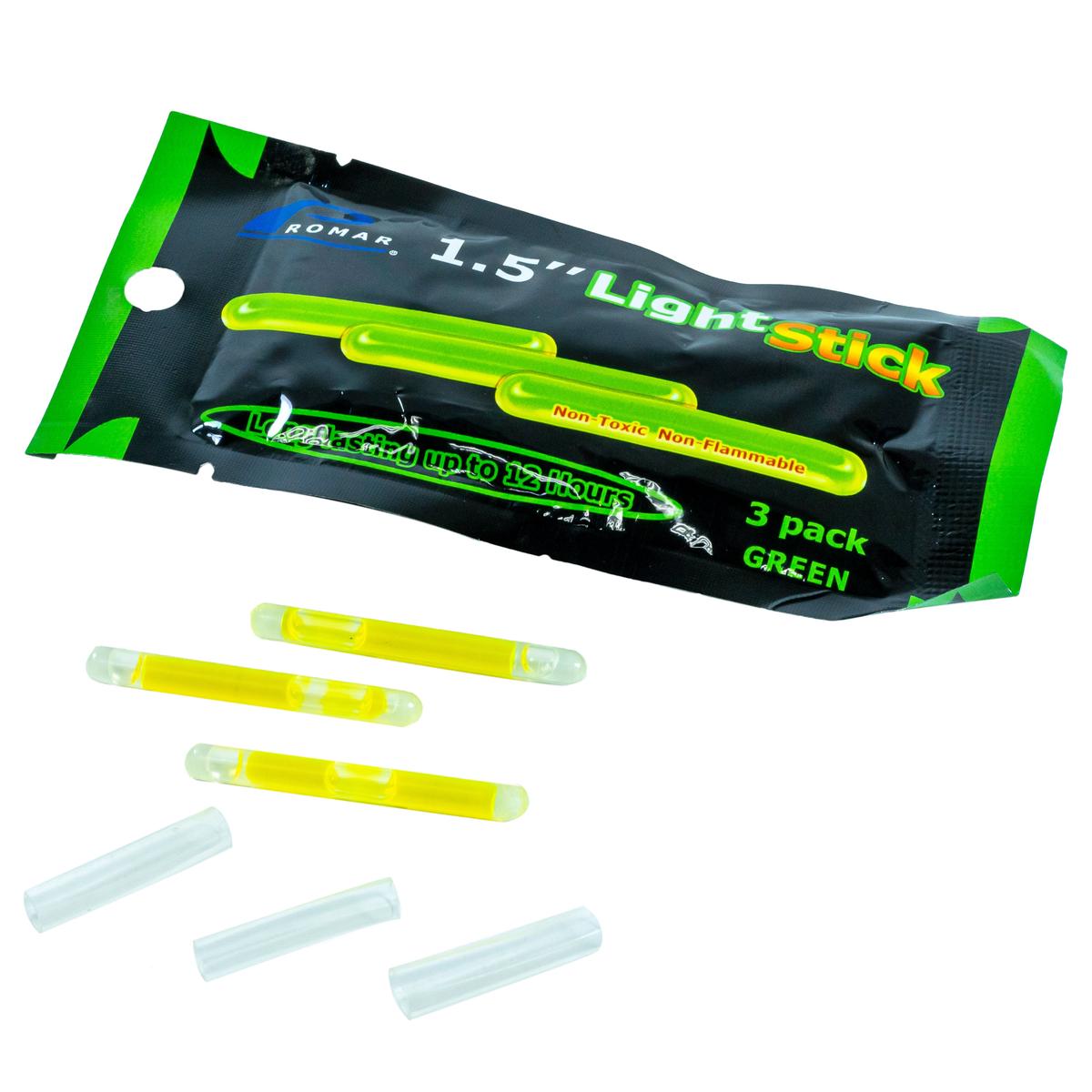 1.5" - 3" Light Glow Sticks - 50 Pack